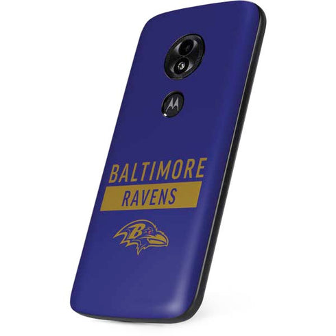 NFL Baltimore Ravens Purple Performance Series Moto E5 Play Skin